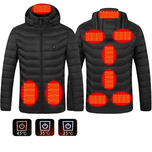 New Heated Jacket Coat USB Electric Jacket Cotton Coat Heater Thermal Clothing Heating Vest Men's Clothes Winter New Heated Jacket Coat USB Electric Jacket Cotton Coat Heater Thermal Clothing Heating Vest Men's Clothes Winter